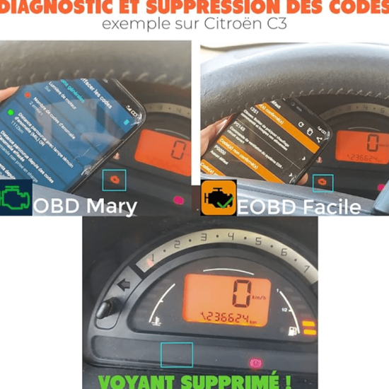 comment supprimer un voyant moteur avec obd