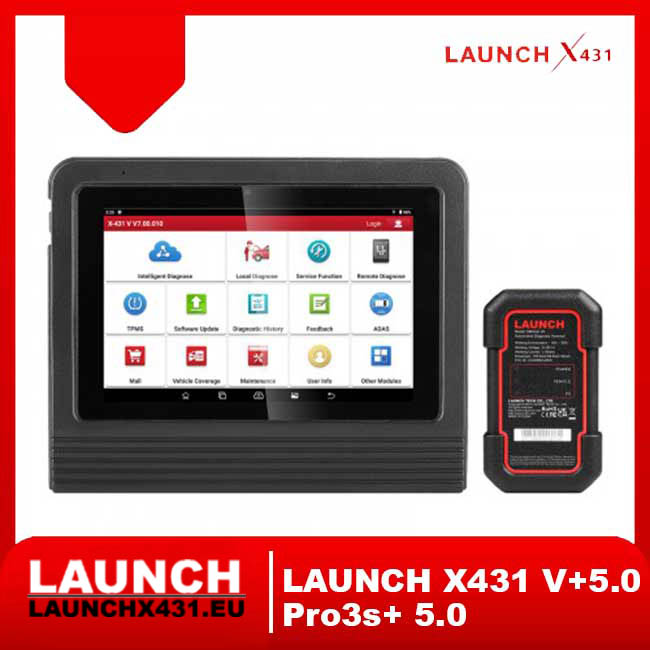 Launch X431 V+ 5.0 PRO3 valise diagnostic 10 pouces