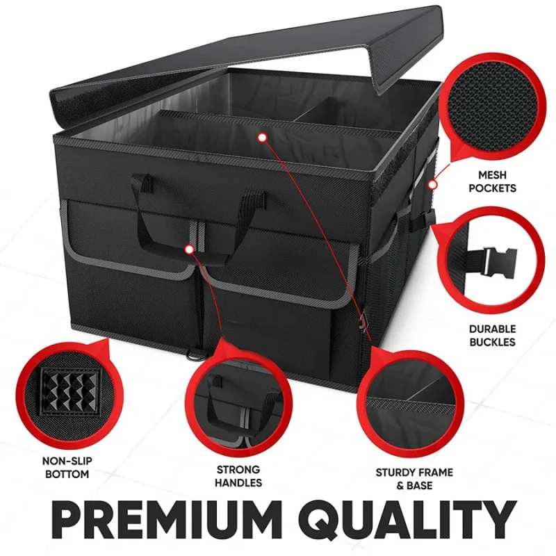 Organiseur de coffre voiture pliable