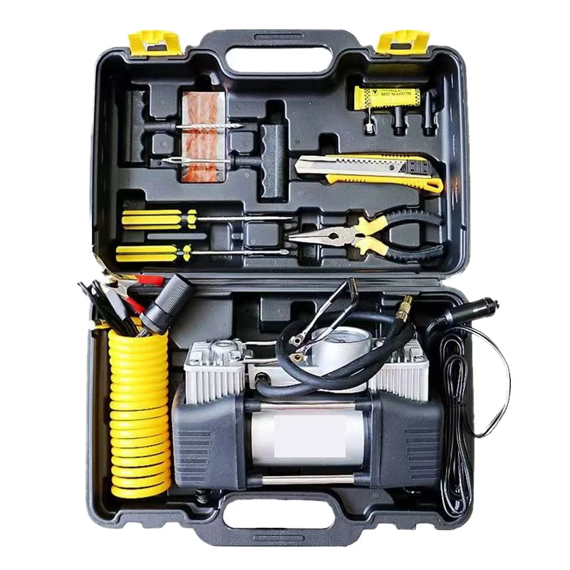 Compresseur à pneus 12V 120W en métal