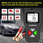 Testeur de batterie voiture Kingbolen BM550