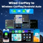 Adaptateur CarPlay et Android Auto sans fil Carlinkit