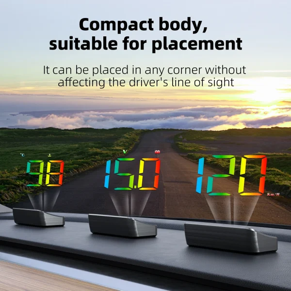 Affichage tête haute HUD OBD2
