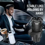 Extension de porte-gobelet voiture 2 en 1 rotative à 360°