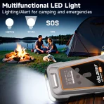 Booster de batterie 16000 mAh avec compresseur 150 PSI