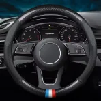 Couvre-volant universel en microfibre effet cuir
