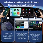 Adaptateur CarPlay et Android Auto sans fil Carlinkit