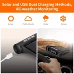 Kit de surveillance de pression des pneus TPMS solaire