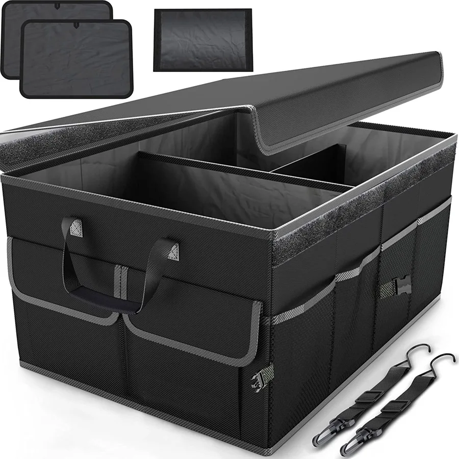 organiseur-coffre-voiture-pliable-1 Organiseur de coffre voiture pliable