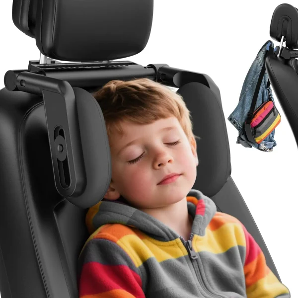 Appui-tête oreiller à mémoire de forme réglable 4 directions