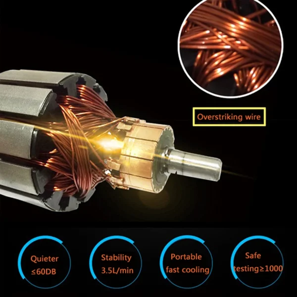 Compresseur à pneus 12V double cylindre métal
