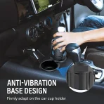 Extension de porte-gobelet voiture 2 en 1 rotative à 360°