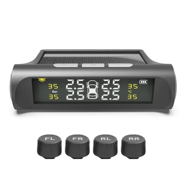Kit de surveillance de pression des pneus TPMS solaire