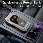 Booster de batterie 16000 mAh avec compresseur 150 PSI