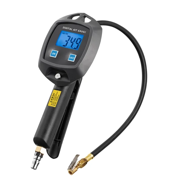 Pistolet de gonflage pour pneus avec manomètre numérique LCD