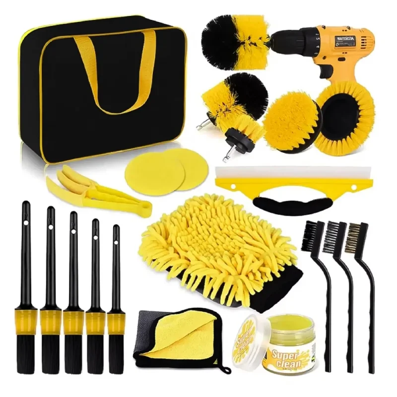 Kit de nettoyage voiture 20 pièces