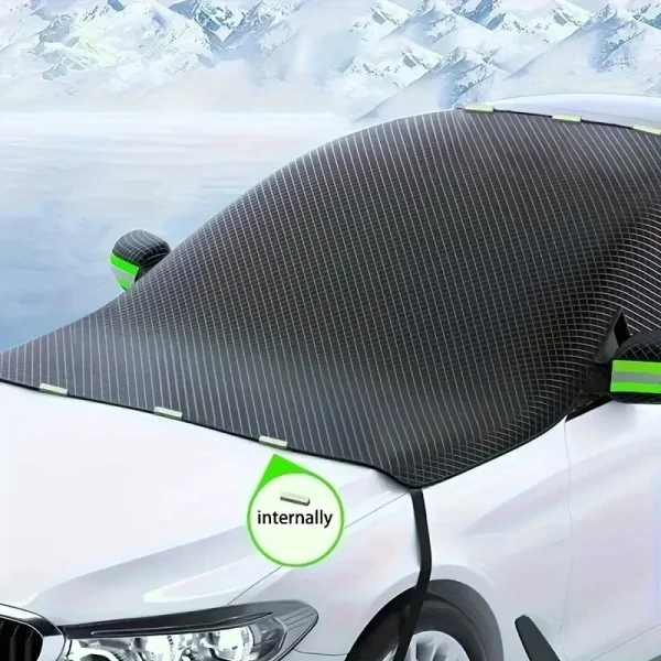Bâche de pare-brise magnétique anti-givre et pare-soleil