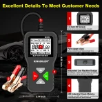 Testeur de batterie voiture Kingbolen BM550