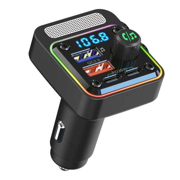 Transmetteur FM Bluetooth 5.3 voiture