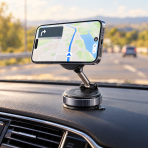 Support MagSafe voiture pliable à ventouse avec charge sans fil